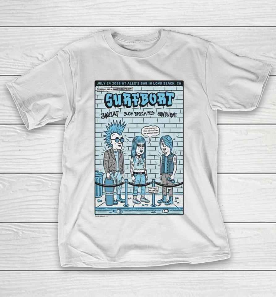 Surfbort Alex’s Bar Long Beach, Ca July 24, 2026 Shirts 1 Surfbort Alex’s Bar Long Beach, Ca July 24, 2026 Shirts