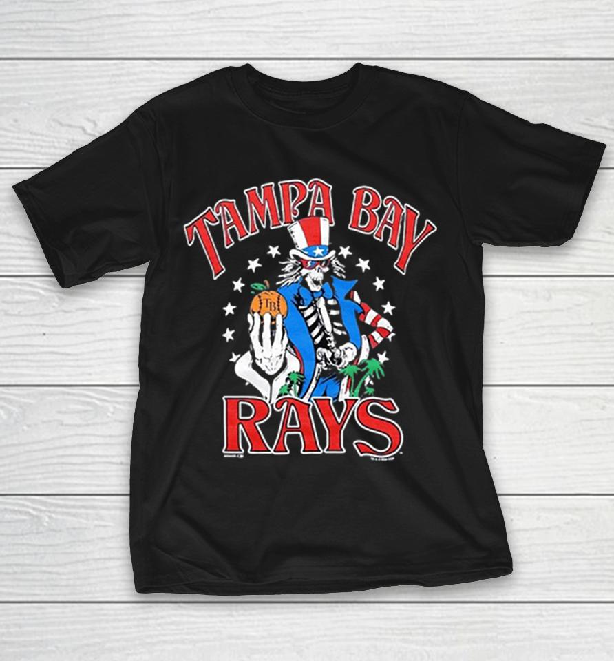 Tampa Bay Rays X Grateful Dead Uncle Sam Mlb Graphic Shirts 1 Tampa Bay Rays X Grateful Dead Uncle Sam Mlb Graphic Shirts