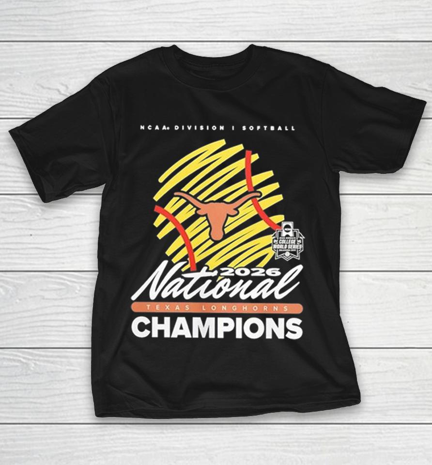 Texas Longhorns 2026 Ncaa Division I Softball National Champions Tournament Shirts 1 Texas Longhorns 2026 Ncaa Division I Softball National Champions Tournament Shirts
