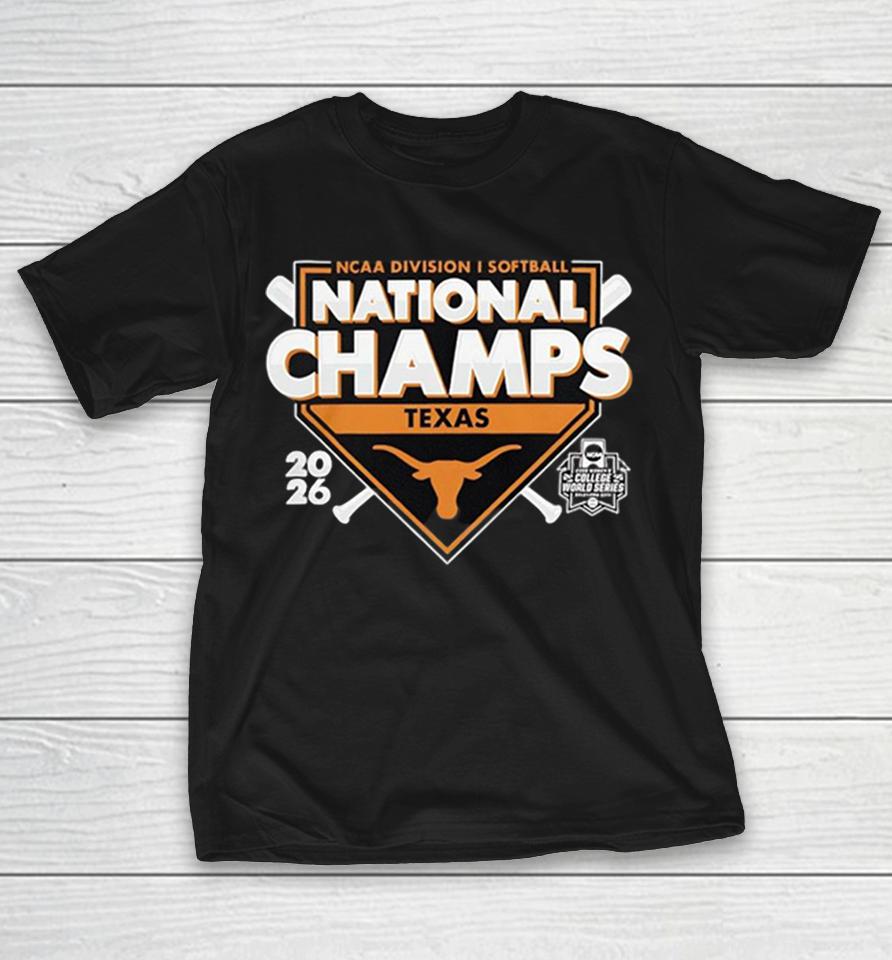 Texas Longhorns Ncaa Division I Softball National Champs 2026 Women College World Series Shirts 1 Texas Longhorns Ncaa Division I Softball National Champs 2026 Women College World Series Shirts