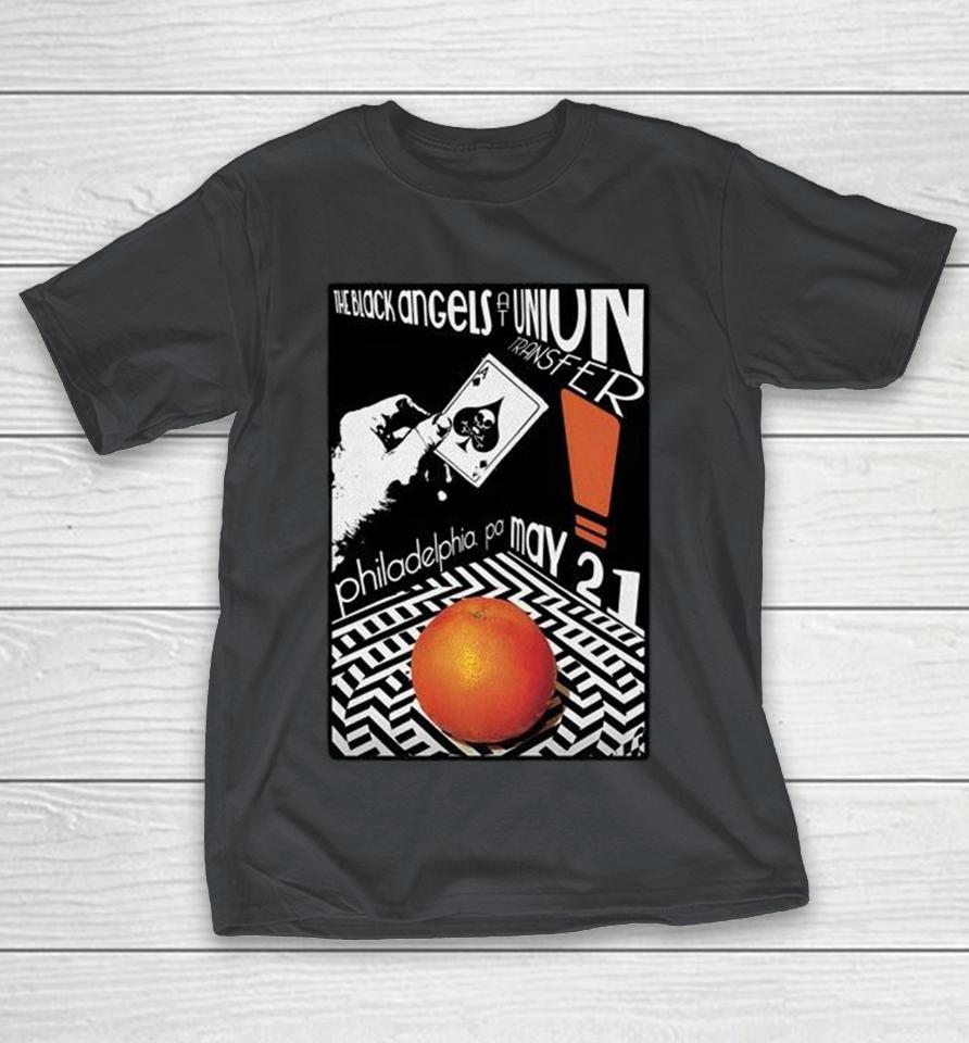 The Black Angels In Philadelphia Pa On May 21 2026 T - Shirts 1 The Black Angels In Philadelphia Pa On May 21 2026 T - Shirts
