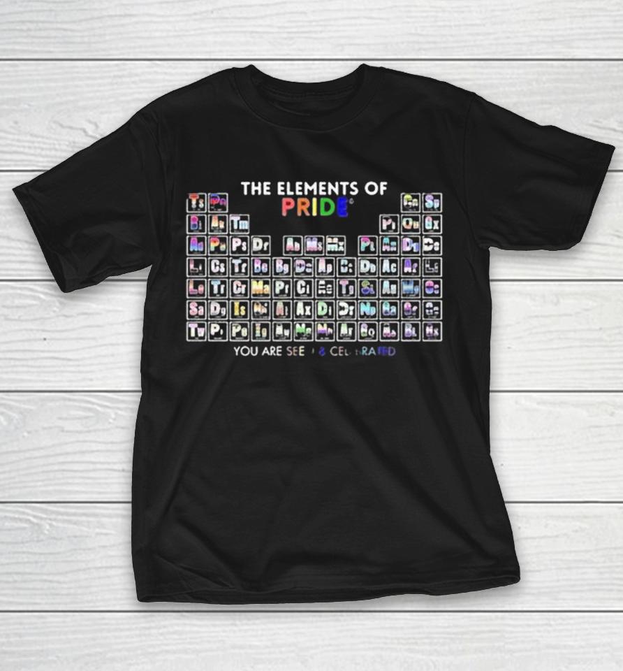 The Elements Of Pride You Are Seen And Celebrated Shirts 1 The Elements Of Pride You Are Seen And Celebrated Shirts
