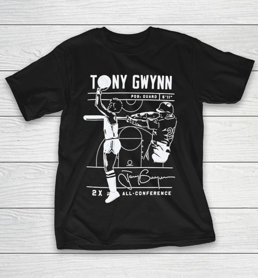 The Legend Of Tony Gwynn Dual Sport Athlete Baseballism Shirts 1 The Legend Of Tony Gwynn Dual Sport Athlete Baseballism Shirts