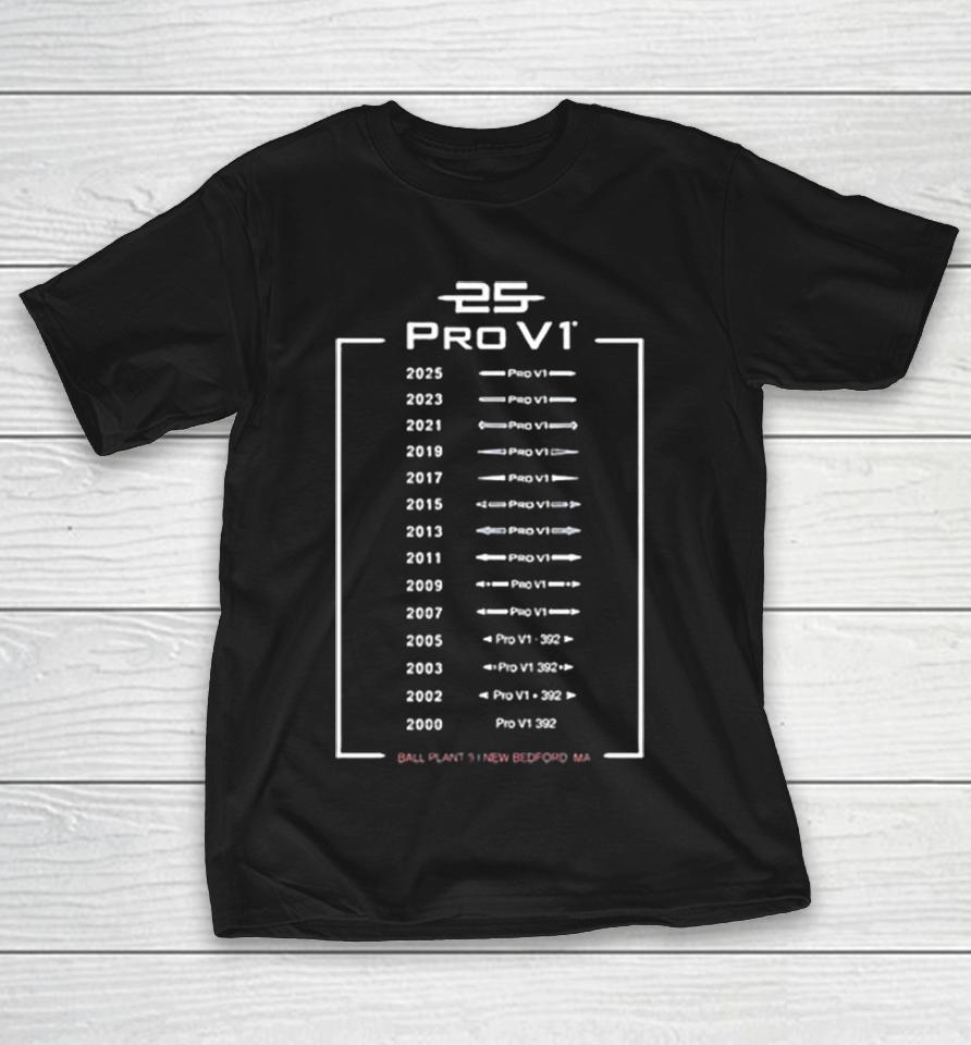 Titleist Pro V1 25 Years Evolution Ball Plant 3 New Bedford Ma Anniversary Shirts 1 Titleist Pro V1 25 Years Evolution Ball Plant 3 New Bedford Ma Anniversary Shirts