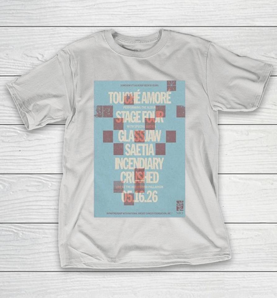 Touché Amoré May 16 2026 Los Angeles Shirts 1 Touché Amoré May 16 2026 Los Angeles Shirts