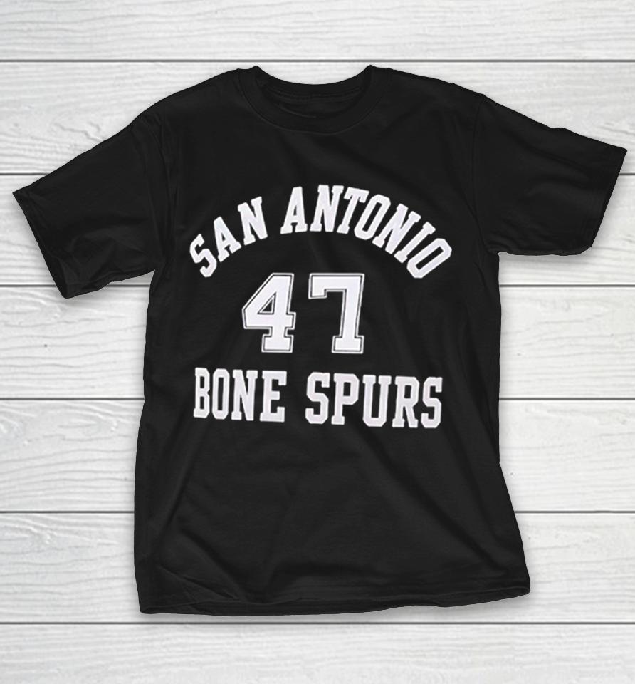 Trump Wearing San Antonio 47 Bone Spurs Shirts 1 Trump Wearing San Antonio 47 Bone Spurs Shirts