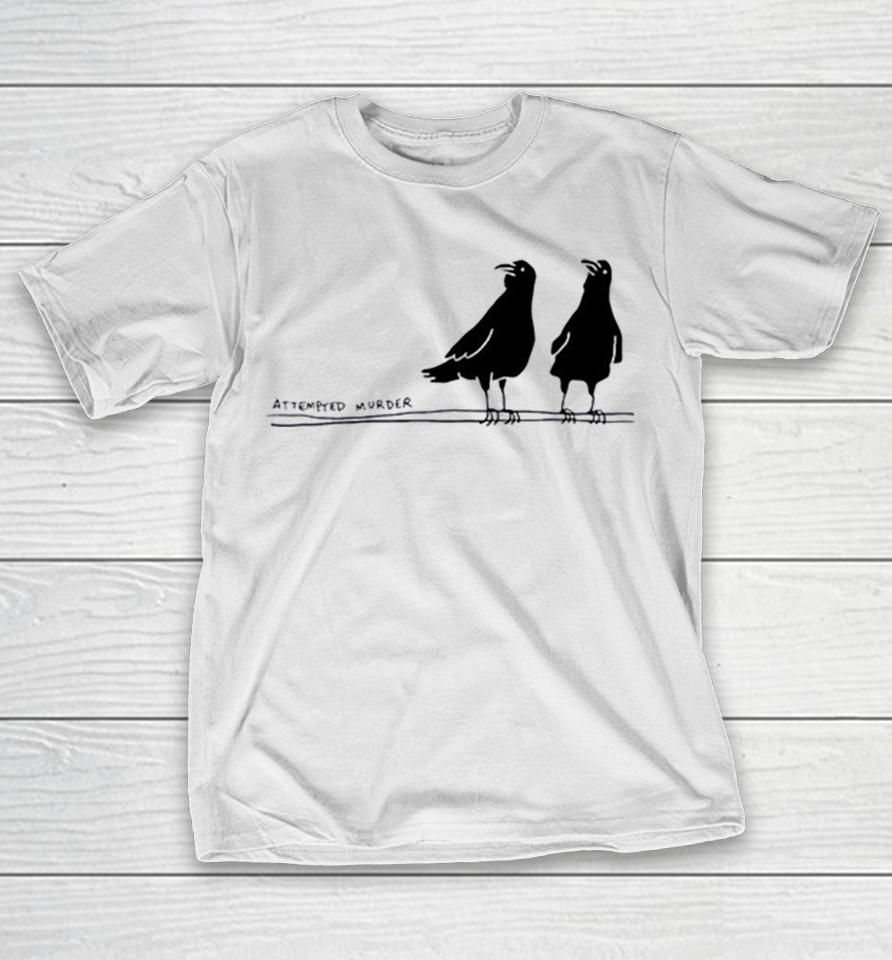 Two Crows Attempted Murder Bird Pun Nature Humor Shirts 1 Two Crows Attempted Murder Bird Pun Nature Humor Shirts