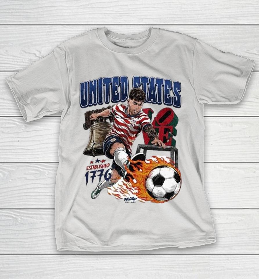 United States Established 1776 Philly Soccer Shirts 1 United States Established 1776 Philly Soccer Shirts