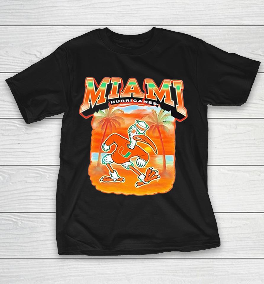 University Of Miami Hurricanes Sebastian The Ibis Mascot Ncaa Acc Florida Shirts 1 University Of Miami Hurricanes Sebastian The Ibis Mascot Ncaa Acc Florida Shirts