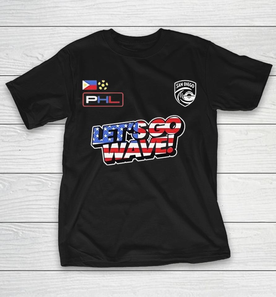 Usa Let’s Go Wave San Diego Wave Fc 2026 Shirts 1 Usa Let’s Go Wave San Diego Wave Fc 2026 Shirts