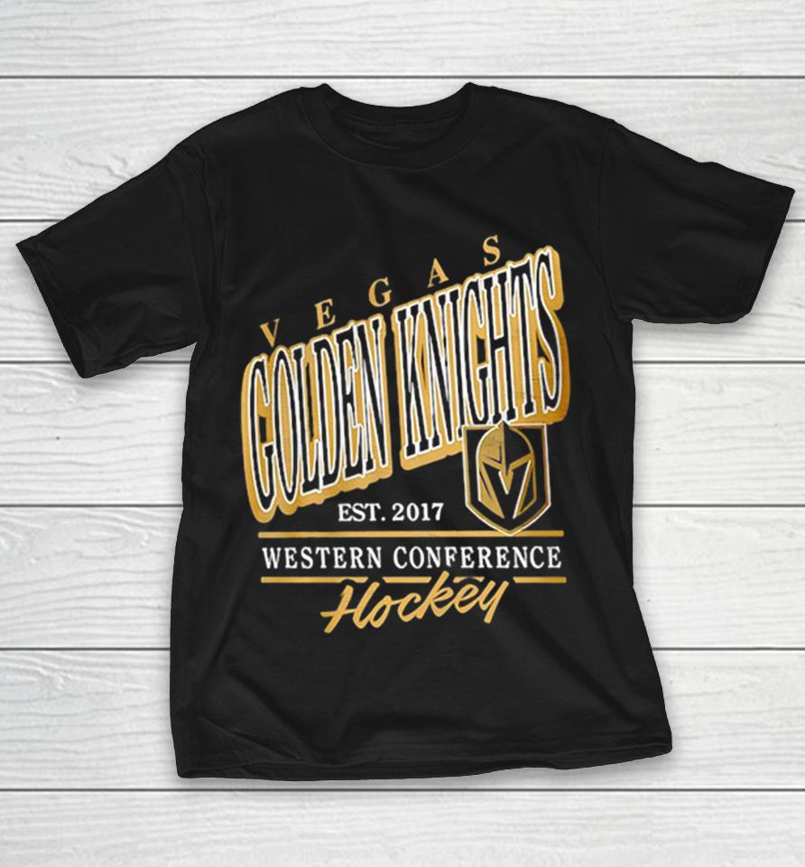 Vegas Golden Knights Established 2017 Helmet Logo Western Conference Hockey Shirts 1 Vegas Golden Knights Established 2017 Helmet Logo Western Conference Hockey Shirts