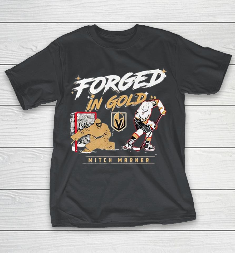 Vegas Golden Knights Forged In Gold Mitch Marner Shirts 1 Vegas Golden Knights Forged In Gold Mitch Marner Shirts