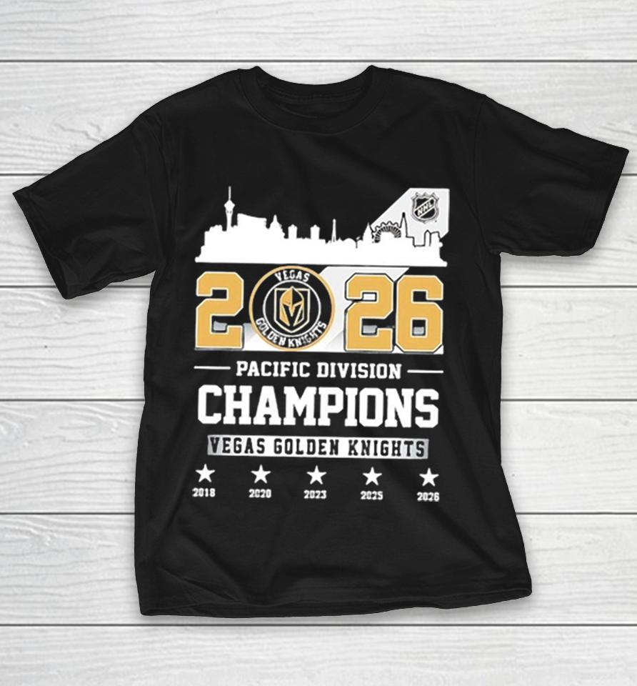 Vegas Golden Knights Nhl Pacific Division Champions 2026 2018 2020 2023 2025 Shirts 1 Vegas Golden Knights Nhl Pacific Division Champions 2026 2018 2020 2023 2025 Shirts