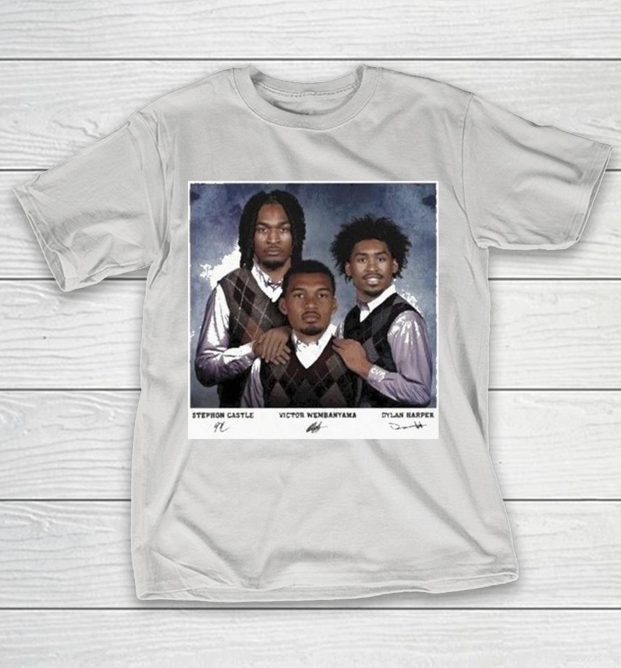 Victor Wembanyama Dylan Harper And Stephon Castle Step Brothers Shirts 1 Victor Wembanyama Dylan Harper And Stephon Castle Step Brothers Shirts