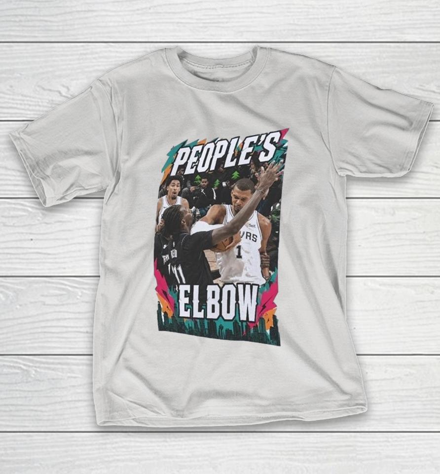 Victor Wembanyama Elbow On Naz Reid People’s Elbow San Antonio Spurs Shirts 1 Victor Wembanyama Elbow On Naz Reid People’s Elbow San Antonio Spurs Shirts