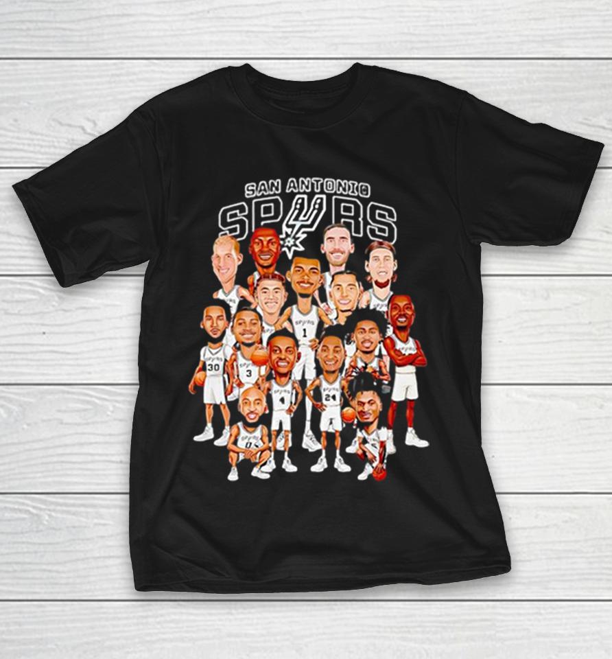 Victor Wembanyama Keldon Johnson With San Antonio Spurs Team Nba Shirts 1 Victor Wembanyama Keldon Johnson With San Antonio Spurs Team Nba Shirts