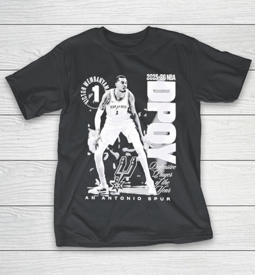 Victor Wembanyama San Antonio Spurs 2025-26 Nba Defensive Player Of The Year Legacy Shirts 1 Victor Wembanyama San Antonio Spurs 2025-26 Nba Defensive Player Of The Year Legacy Shirts