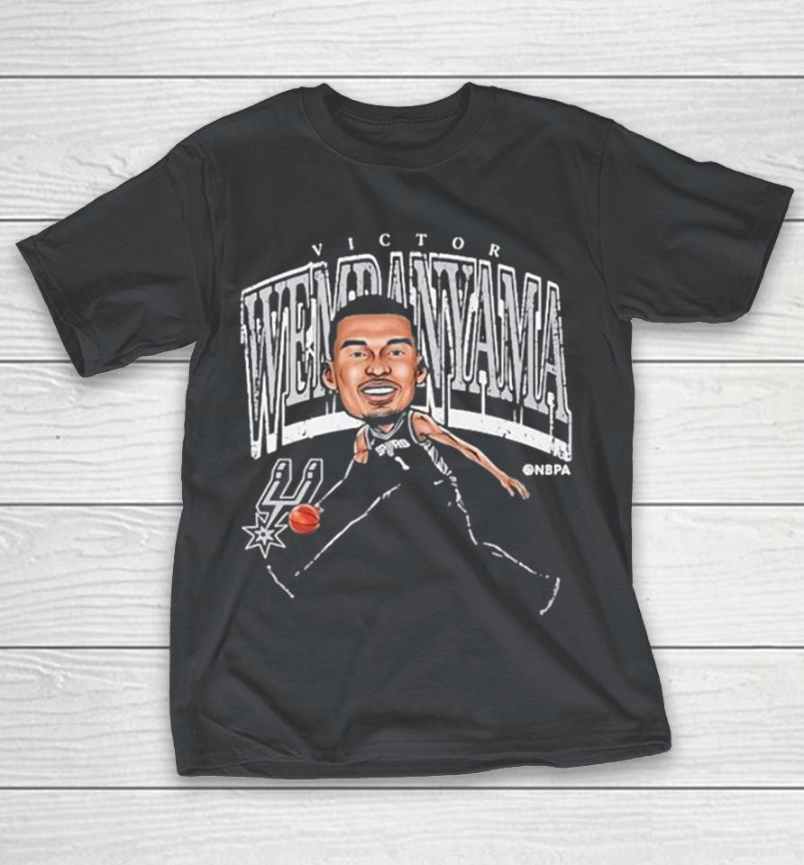 Victor Wembanyama San Antonio Spurs Cartoon Shirts 1 Victor Wembanyama San Antonio Spurs Cartoon Shirts