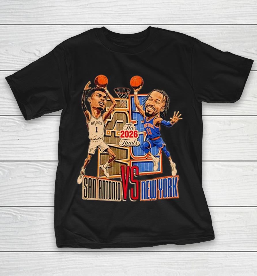 Victor Wembanyama San Antonio Spurs Jalen Brunson New York Knicks The 2026 Finals Shirts 1 Victor Wembanyama San Antonio Spurs Jalen Brunson New York Knicks The 2026 Finals Shirts