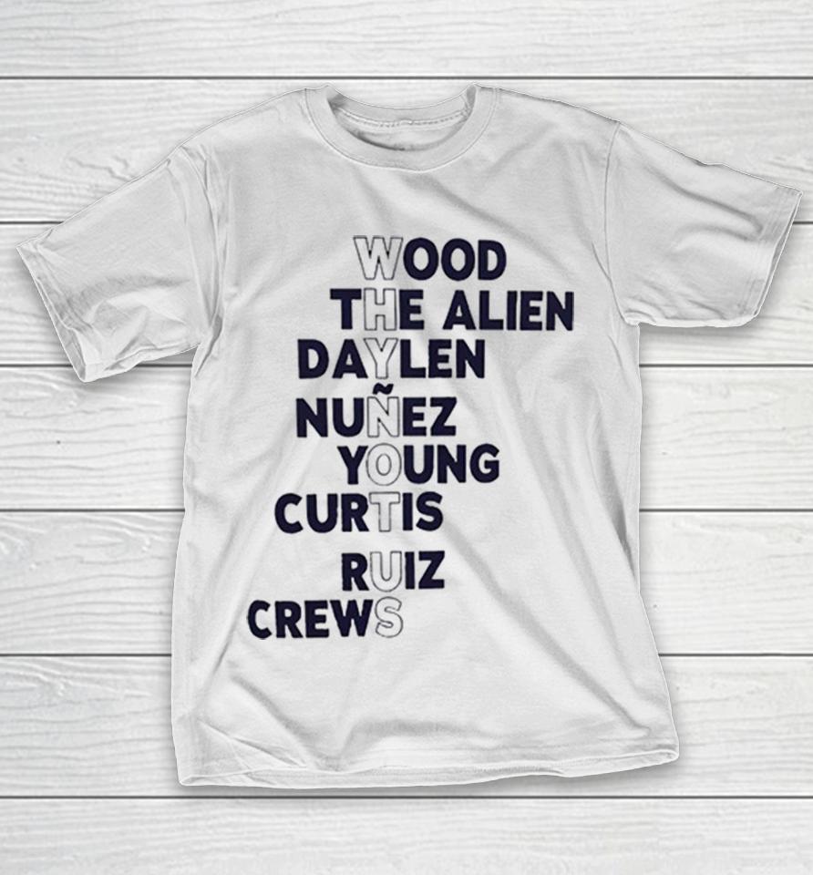 Washington Nationals Wood The Alien Daylen Nunez Young Curtis Ruiz Crews Shirts 1 Washington Nationals Wood The Alien Daylen Nunez Young Curtis Ruiz Crews Shirts