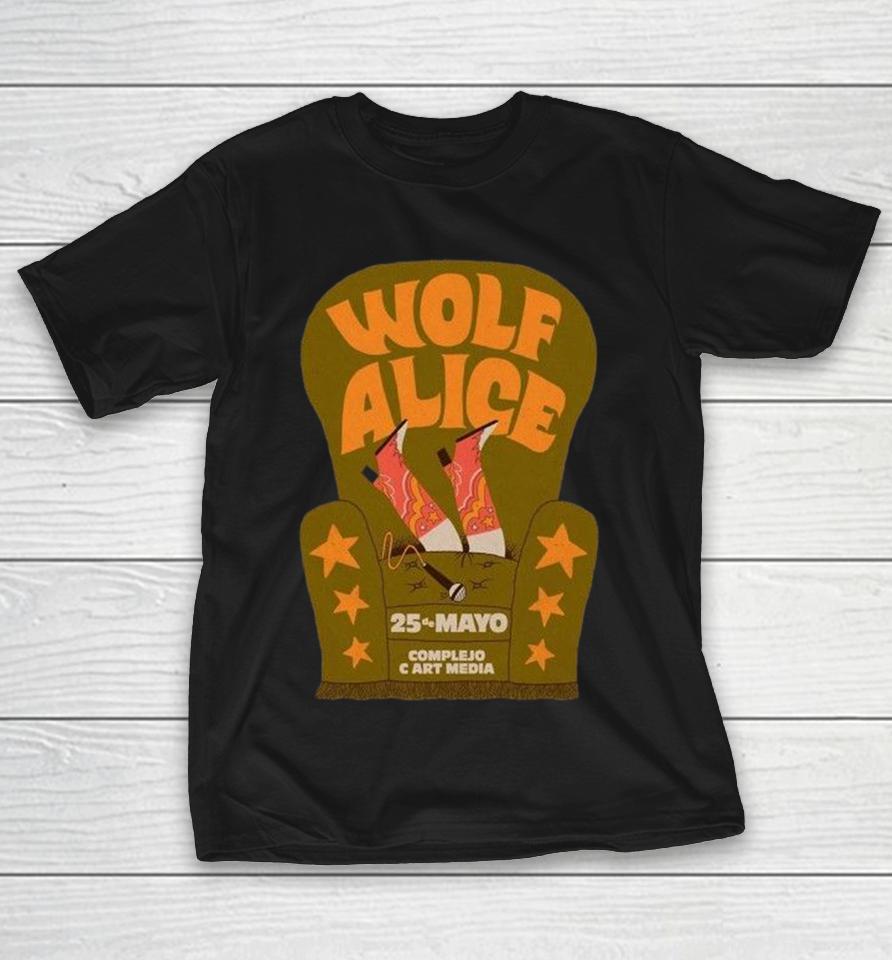 Wolf Alice May 25 2026 Complejo C Art Media Sofa Feet Shirts 1 Wolf Alice May 25 2026 Complejo C Art Media Sofa Feet Shirts
