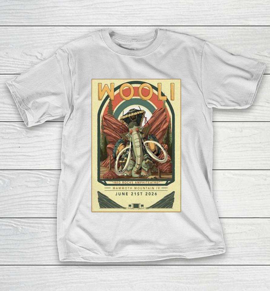 Wooli June 21 2026 Red Rocks Amphitheatre, Morrison Co Shirts 1 Wooli June 21 2026 Red Rocks Amphitheatre, Morrison Co Shirts