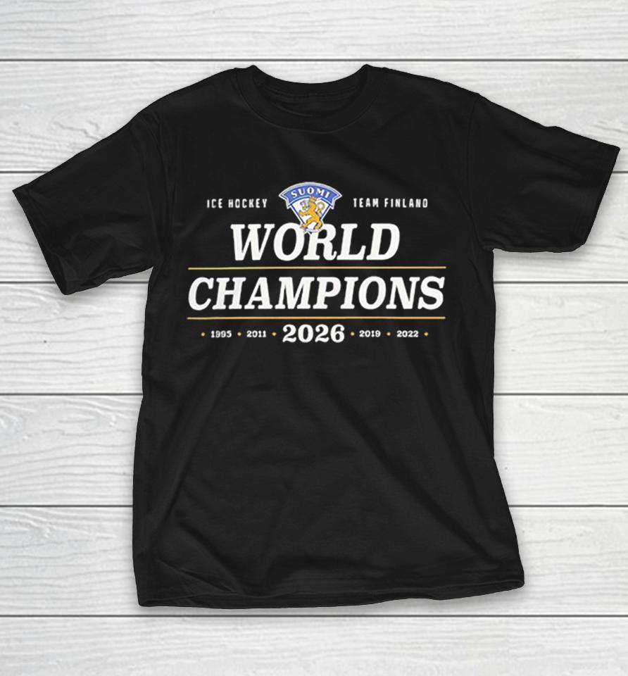 World Champions Team Finland 2026 Iihf World Hockey Champions Maailman Mestarit Shirts 1 World Champions Team Finland 2026 Iihf World Hockey Champions Maailman Mestarit Shirts