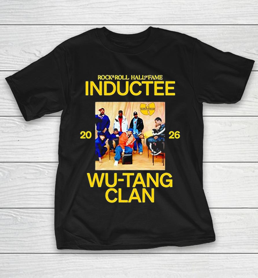 Wu-Tang Clan Rock And Roll Hall Of Fame Inductee Logo 2026 Shirts 1 Wu-Tang Clan Rock And Roll Hall Of Fame Inductee Logo 2026 Shirts