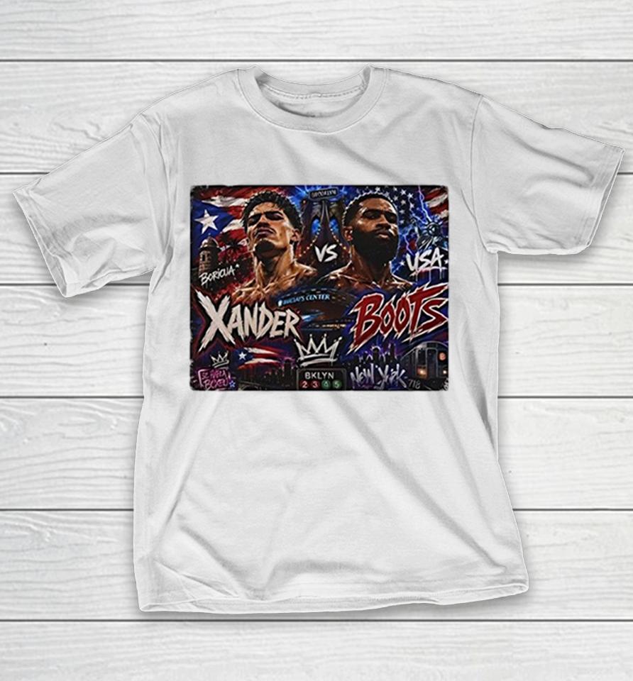 Xander Zayas Vs Jalon Boots Ennis Barclays Center Brooklyn New York Boxing Shirts 1 Xander Zayas Vs Jalon Boots Ennis Barclays Center Brooklyn New York Boxing Shirts