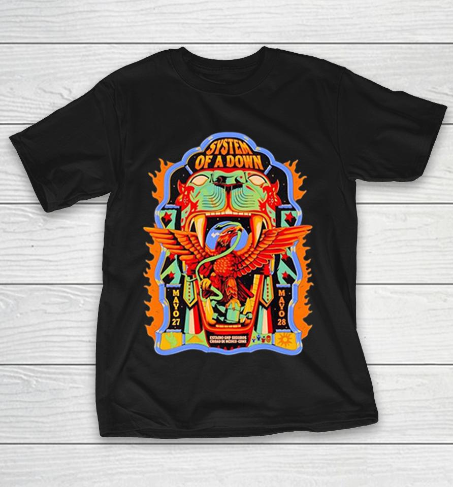 Ystem Of A Down Estadio Gnp Seguros Ciudad De Mexico May 27 28 2026 Retro Shirts 1 Ystem Of A Down Estadio Gnp Seguros Ciudad De Mexico May 27 28 2026 Retro Shirts